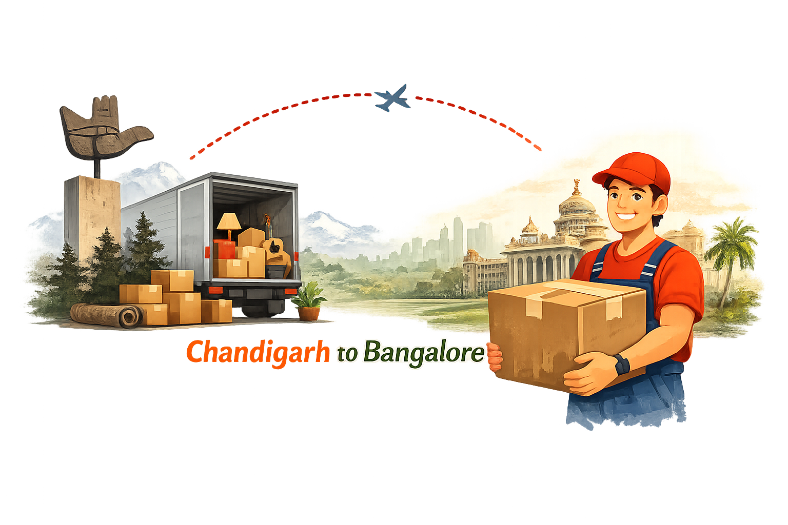 Chandigarh to Bangalore Relocation