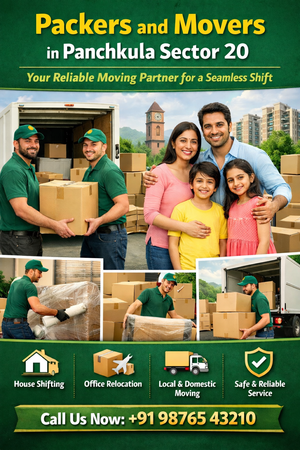 Packers and Movers in Panchkula Sector 20