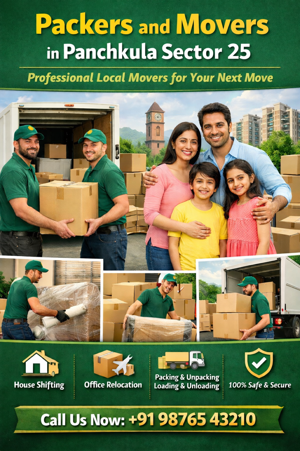 Packers and Movers in Panchkula Sector 25
