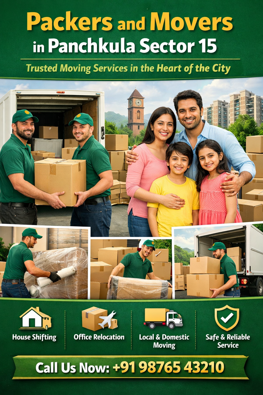 Packers and Movers in Panchkula Sector 15 – Trusted Moving Services in the Heart of the City