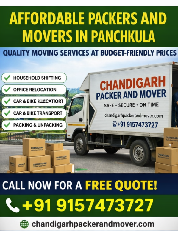 Affordable Packers and Movers in Panchkula – Quality Moving Services at Budget-Friendly Prices