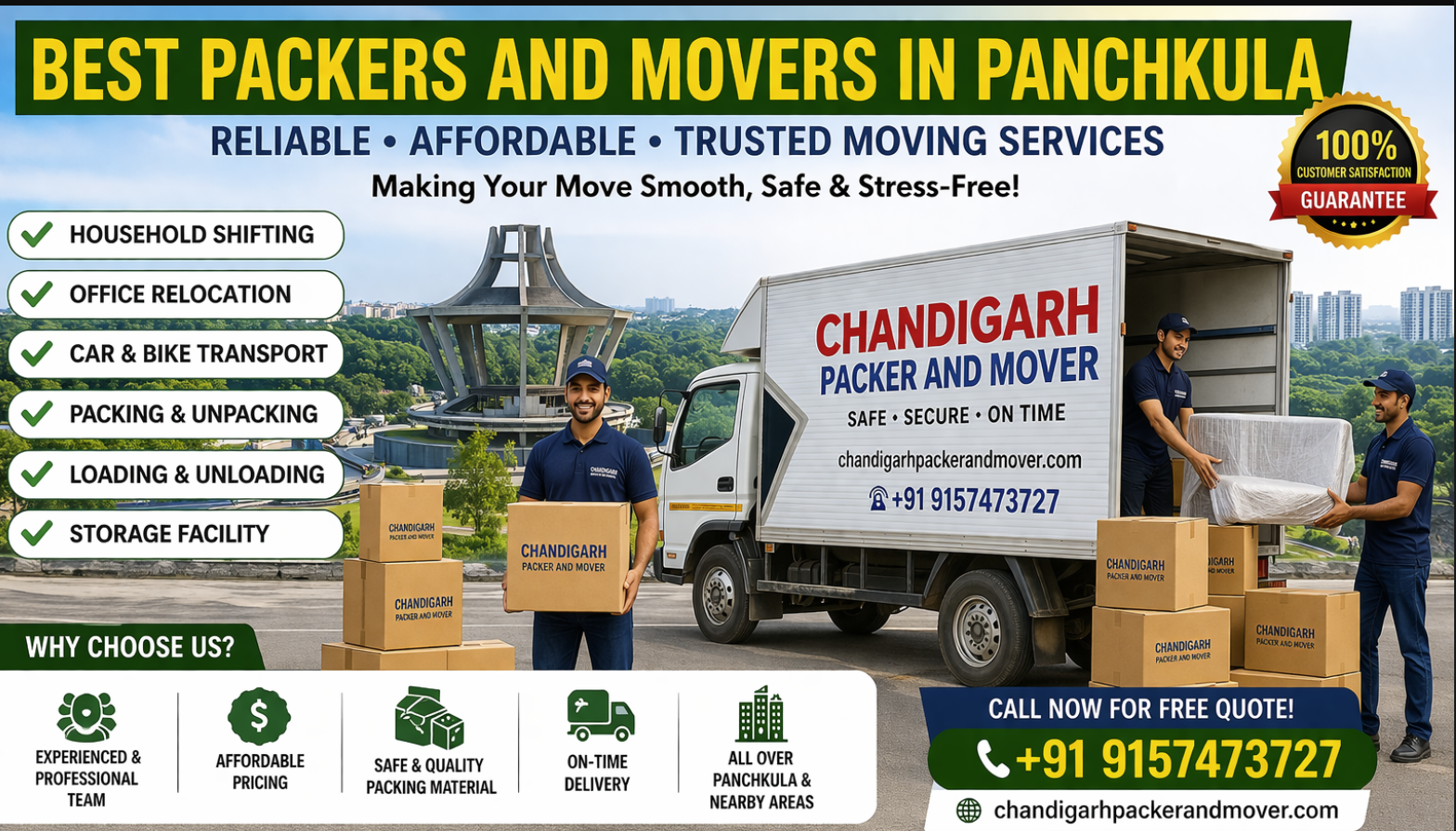 Best Packers and Movers in Panchkula – Affordable & Trusted Moving Services