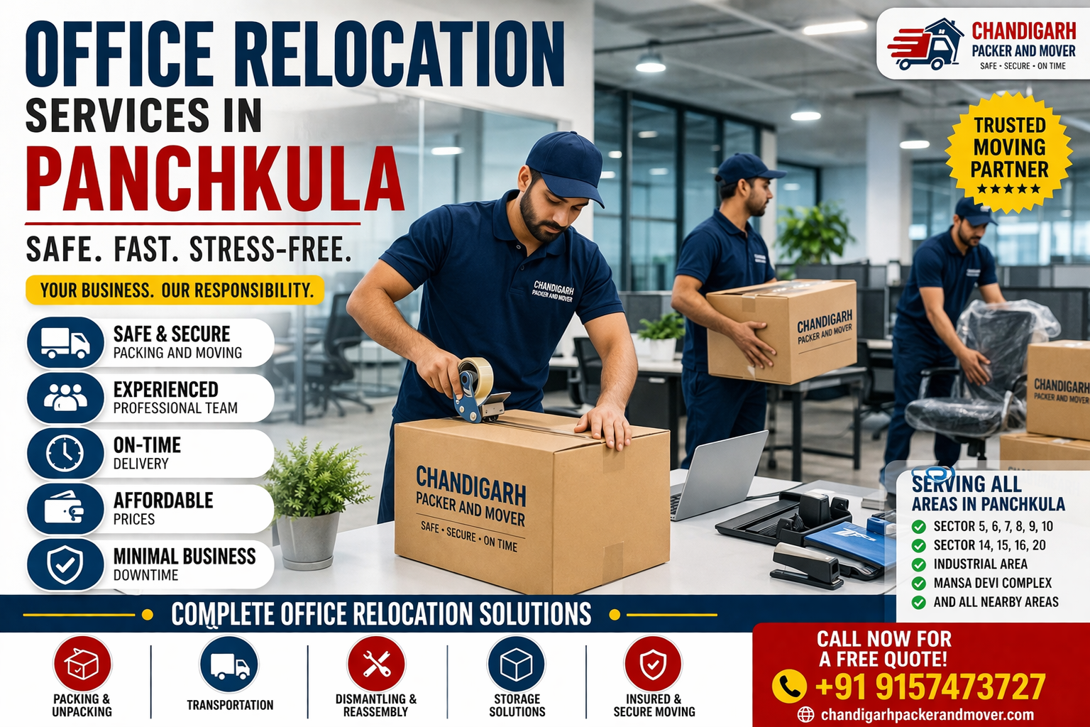 Office Relocation Services in Panchkula