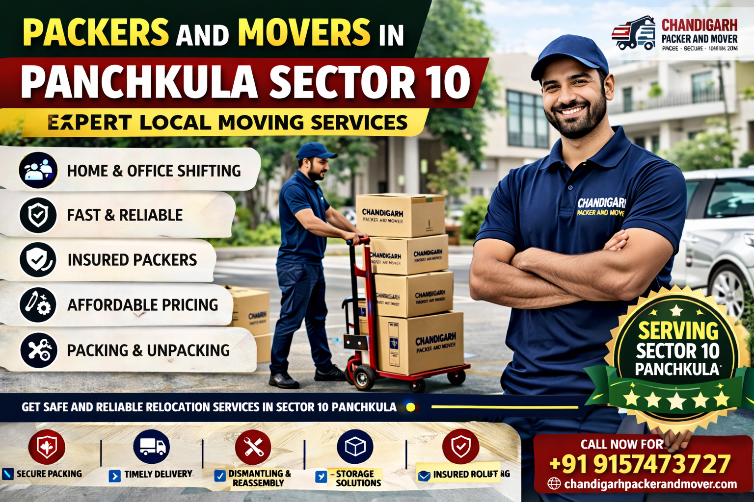 Packers and Movers in Panchkula Sector 10